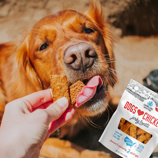 Farmland Traditions Dogs Love Chicken Grain-Free Jerky Dog Treats