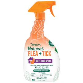 TropiClean Natural Flea & Tick Home & Cat Spray (32 oz)
