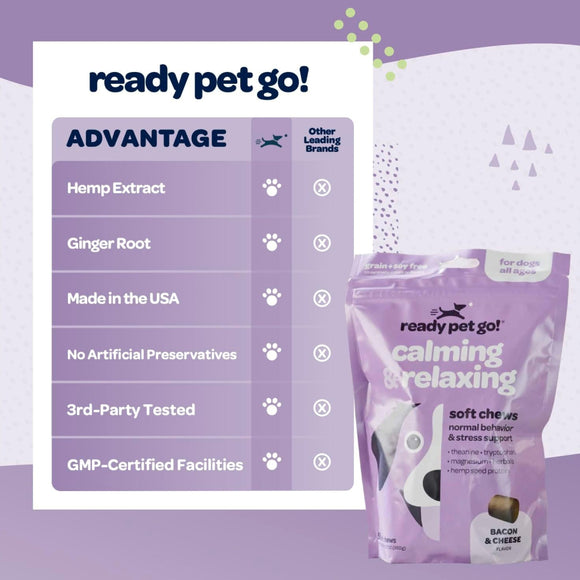 Ready Pet Go Calming & Relaxing Support for Dogs (90 soft chews)