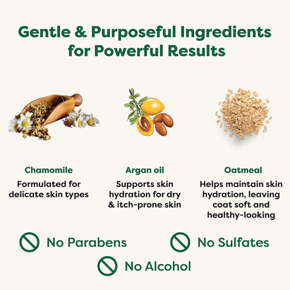 Earth Rated 3-in-1 Short Coat White Tea & Basil Shampoo & Conditioner for Dogs (16 oz)