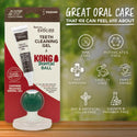 Kong Dental Ball w/Tropiclean Enticer Teeth Cleaning Gel- Small