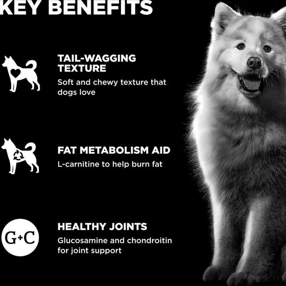 Go! Solutions Benefit Chews Weight Management + Joint Care Chicken Recipe Soft & Chewy Treats for Dogs (6 oz)