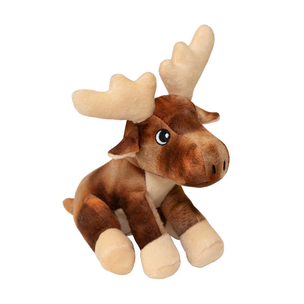 Snugarooz Marty the Moose Squeakers Crinkle Soft Plush Dog Toy (8")