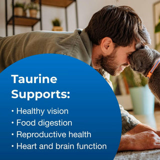 petag taurine tablets support healthy vision, food digestion, reproductive health, heart and brain function