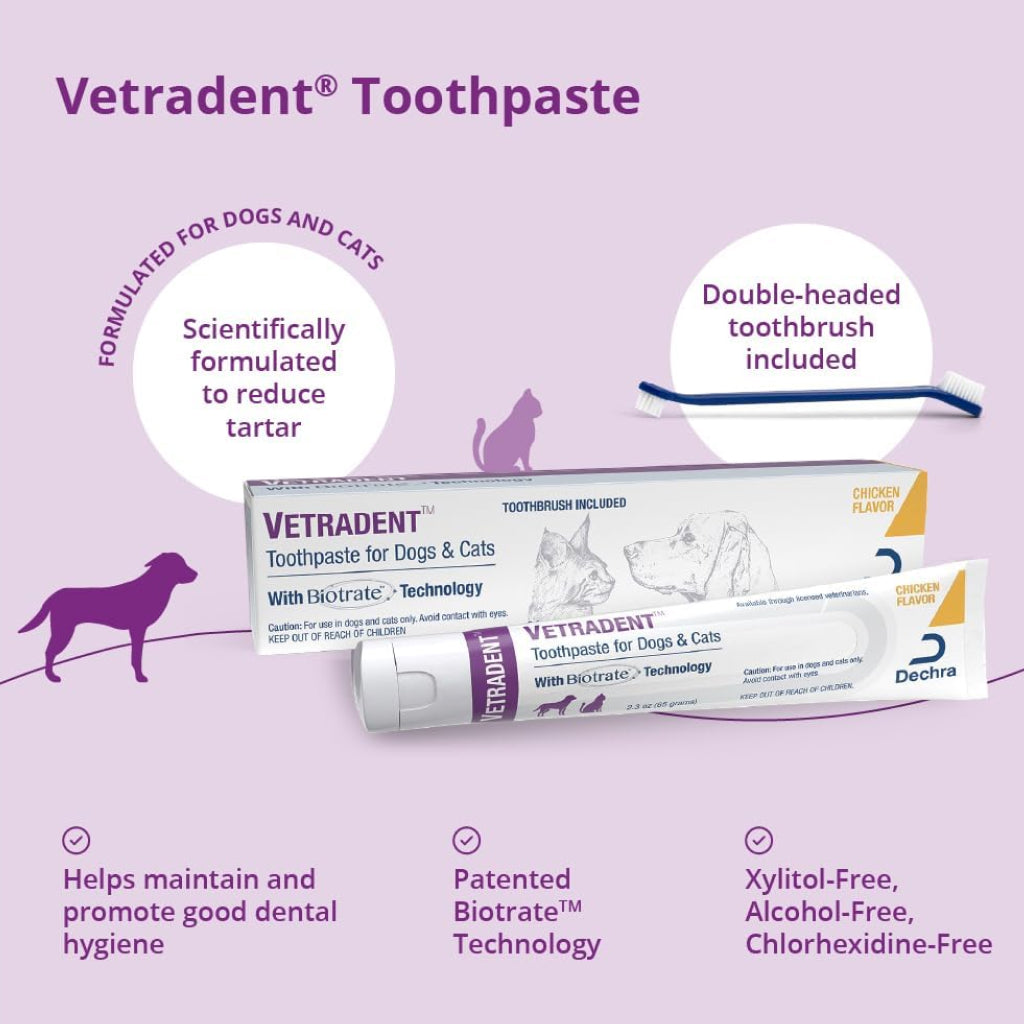 Vetradent Toothpaste for Dogs & Cats (2.3 oz)