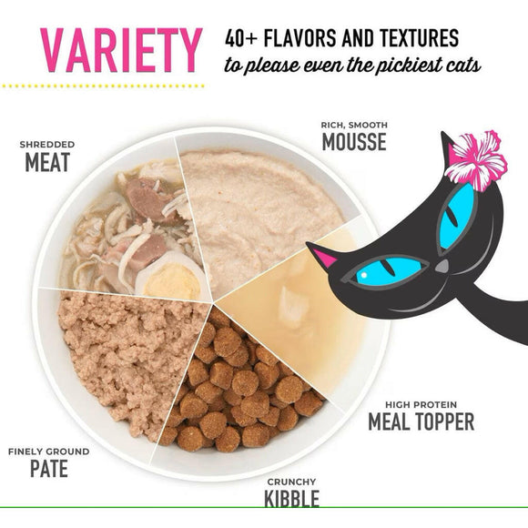 Tiki Cat King Kamehameha Grain Free Wet Canned Food For Cats -Variety Pack (28 oz x 12 cans)