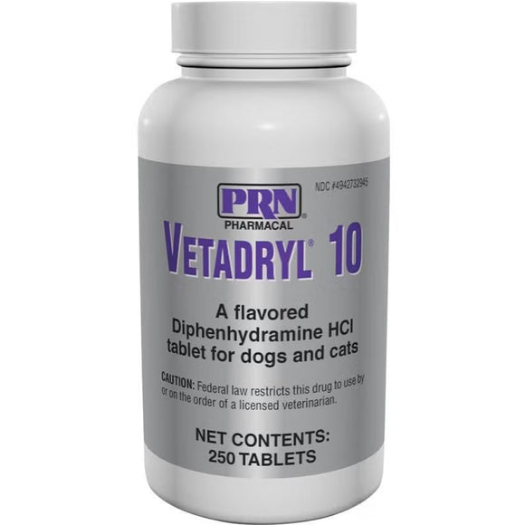 Vetadryl® Tablets for Dogs & Cats (250ct)