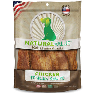 Loving Pets Natural Value Chicken Tenders Dog Treats (16 oz)