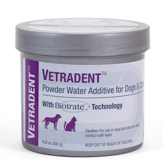 Vetradent Powder Water Additive for Dogs & Cats (10.6 oz)