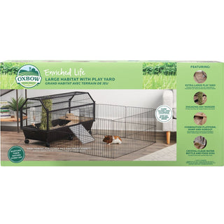 Oxbow Enriched Life Habitat with Play Yard for Small Animals