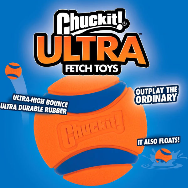 Chuckit! Ultra Ball Toy For Dogs- X-Large (1 pack)