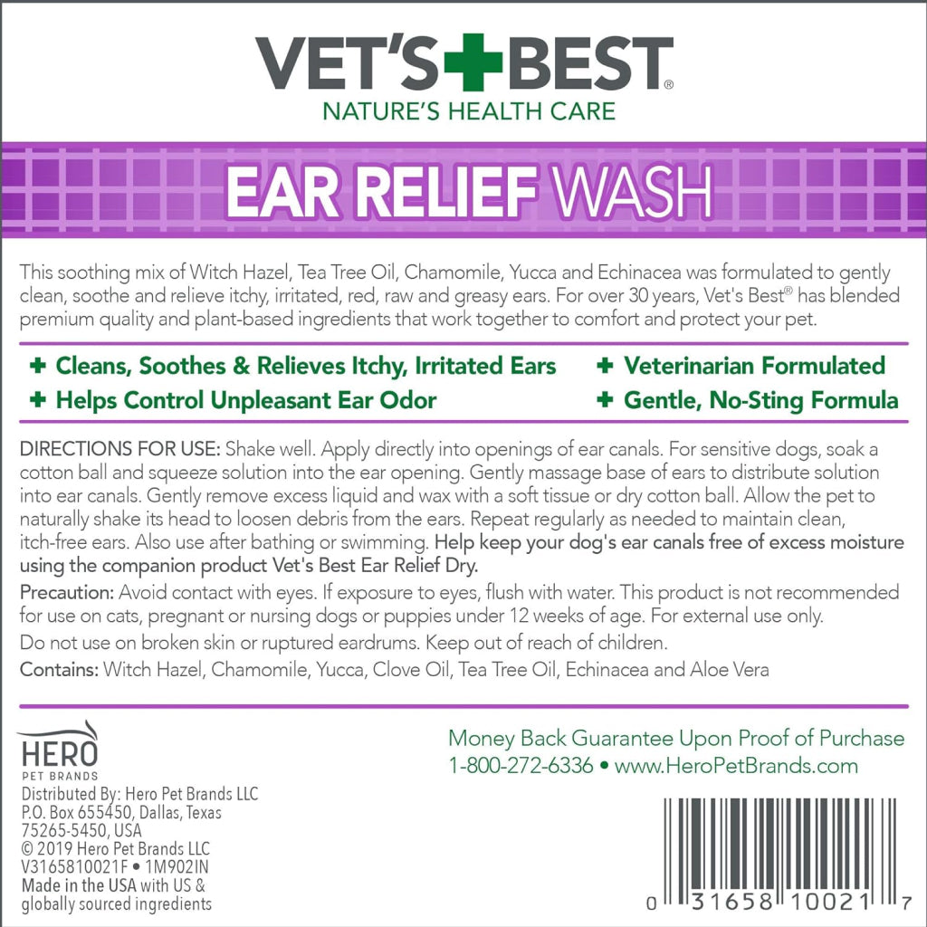 vets best ear relief wash