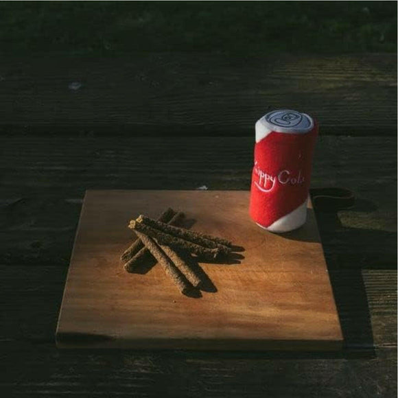 Zippy Paws Squeakie Can Zippy Cola Squeaky Plush Toy For Dog Toy (Small)