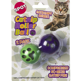 Spot Catnip Roller Ball Toy for Cats (2 pack)