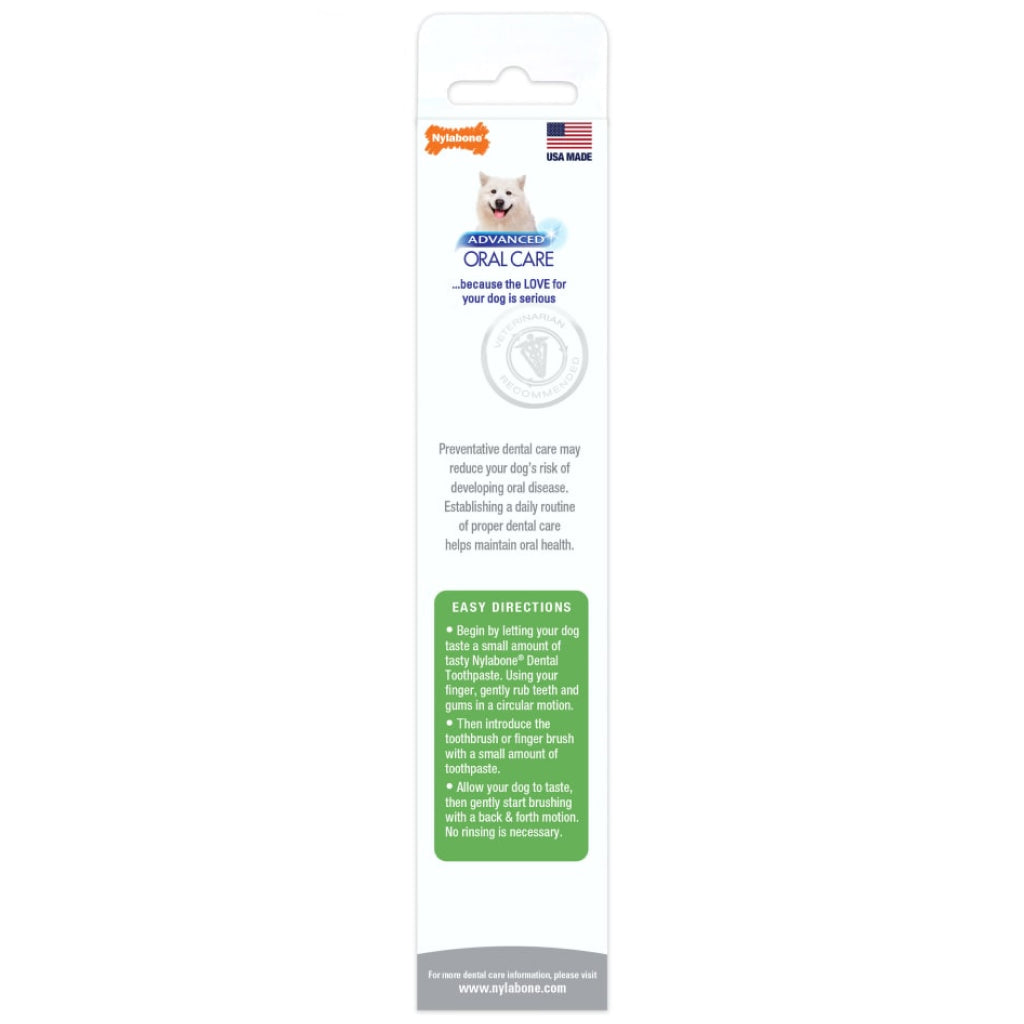 Nylabone Advanced Oral Care Natural Toothpaste- Peanut Butter Flavor (2.5 oz)