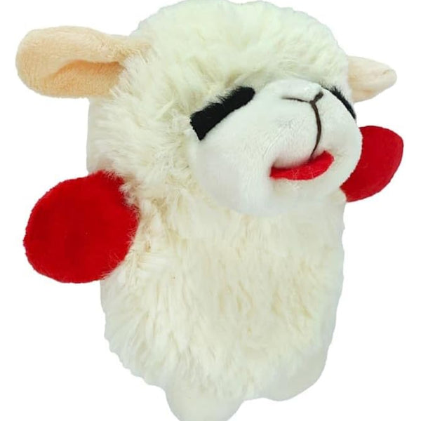 MultiPet Mini Lamb Chop Crinkle Dog Toy 6" (X-Small)