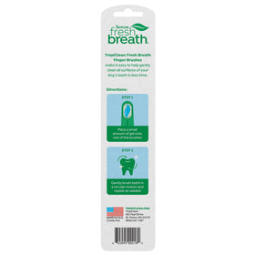 TropiClean Fresh Breath Finger Brushes for Pets- 2 pack