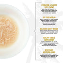 Tiki Cat Chicken Broth Pouch Grain-Free Wet Food Toppper For Cats (1.3 oz x 12 pouches)