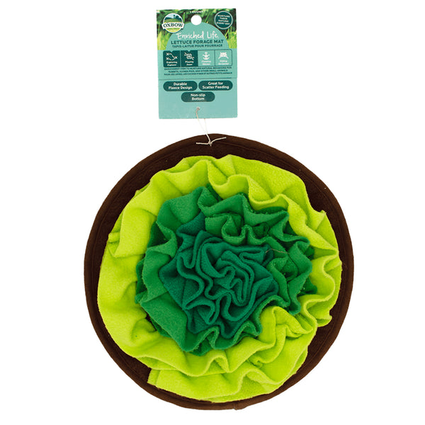 Oxbow Enriched Life Lettuce Forage Mat Toy For Small Pets