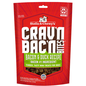 Stella & Chewy's Crav'n Bac'n Bites Bacon & Duck Recipe Dog Treats (8.25 oz)
