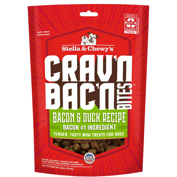 Stella & Chewy's Crav'n Bac'n Bites Bacon & Duck Recipe Dog Treats (8.25 oz)