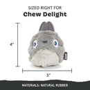 BARK Super Chewer Hare Raiser 2-in-1 Plush Exterior with Tough Center Treat Dispensing Dog Chew Toy