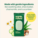 Earth Rated Hypoallergenic Dog Grooming Wipes -Unscented (100 count)
