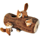 Zippy Paws Burrow Chipmunks 'n Log - Interactive Log Toy For Dog