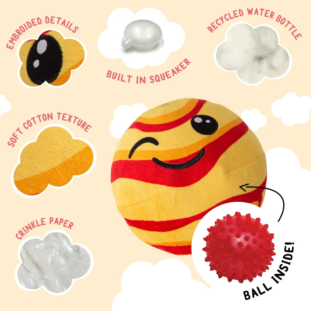 Snugarooz Joyful Jupiter Dog Toy - Durable, Eco-Friendly
