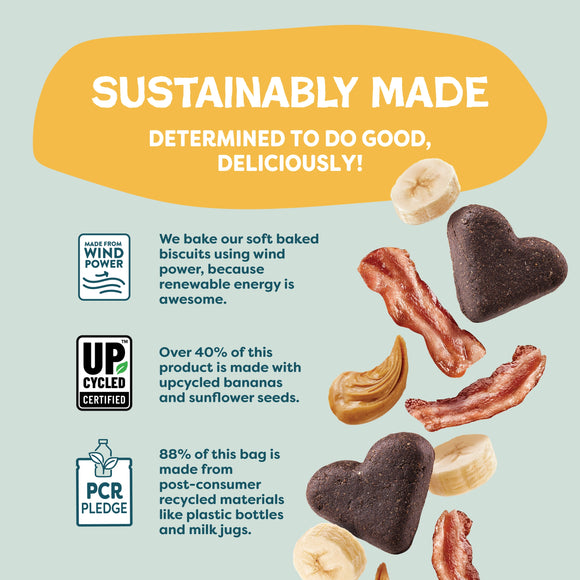 Shameless Pets Bananas For Bacon Soft Baked Dog Treats (6 oz)