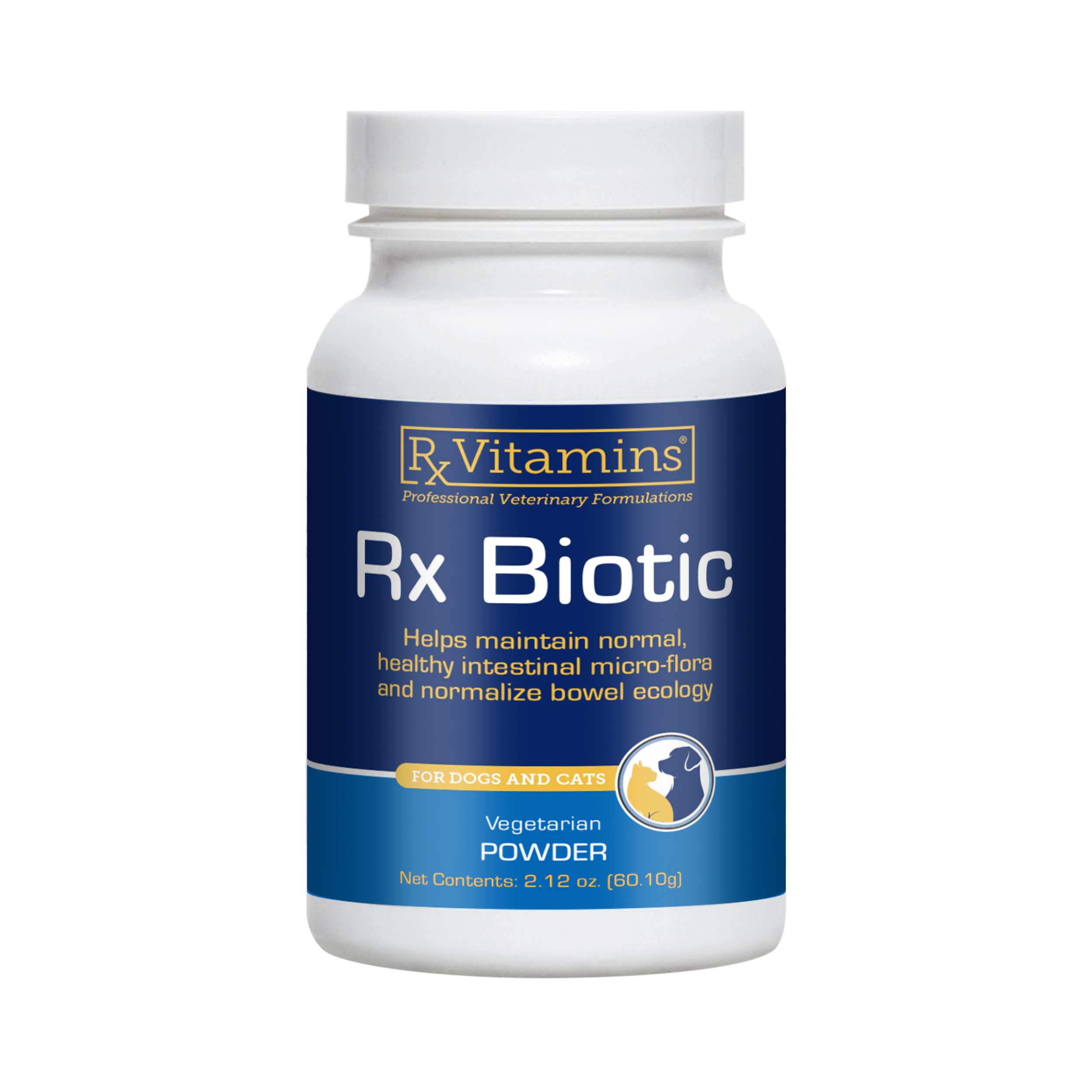 Rx Biotic Powder Digestive Supplement for Cats & Dogs