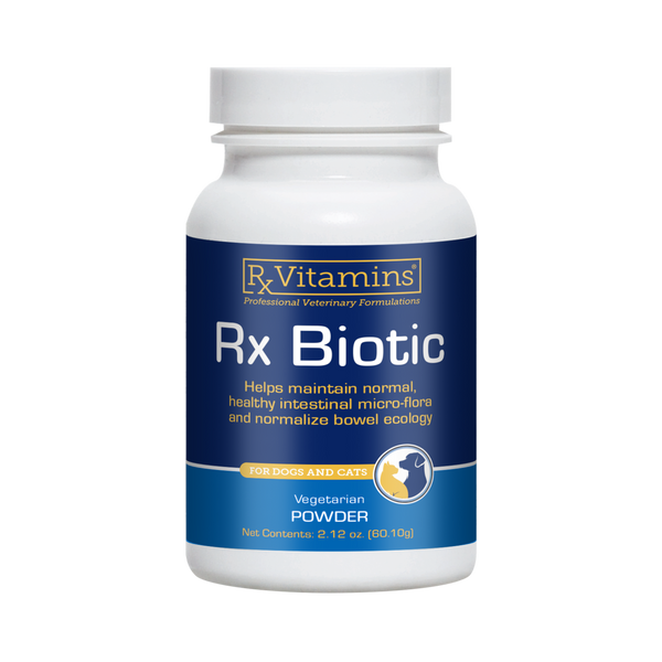 Rx Biotic Powder Digestive Supplement for Cats & Dogs