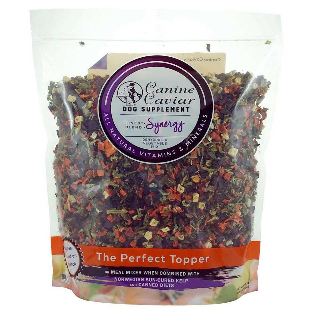 Canine Caviar Synergy Dehydrated Vegetable Mix Food Topper For Dogs (2.5 lb)