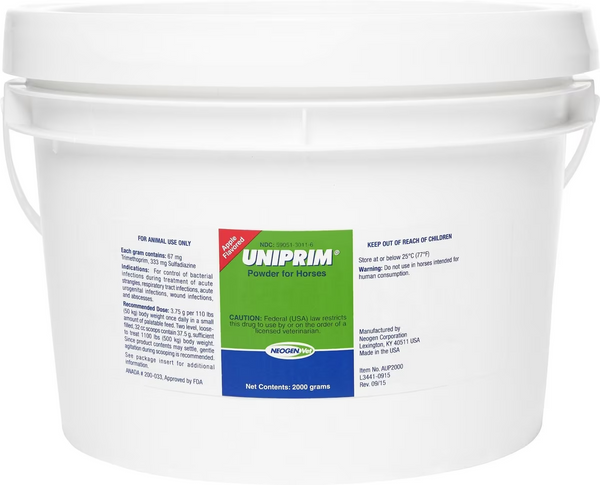 Uniprim Powder for Horses, Apple Flavor