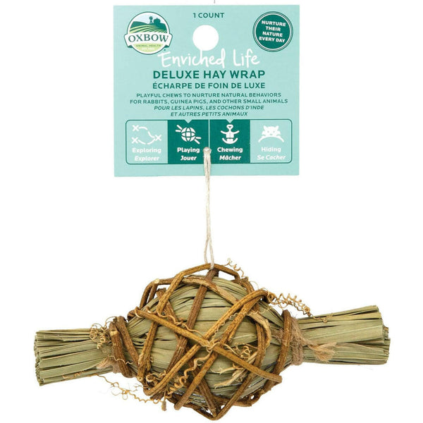 Oxbow Enriched Life Deluxe Hay Wrap Toy For Small Animal