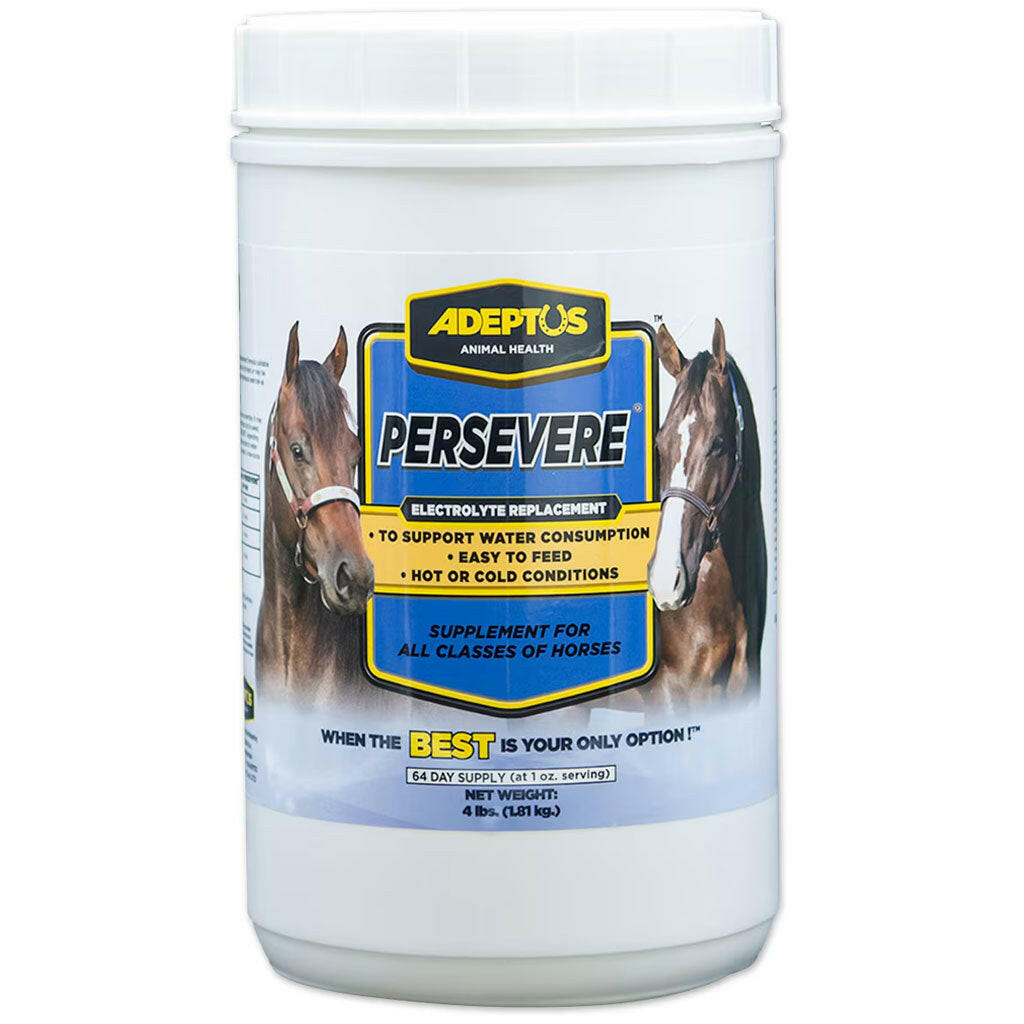 electrolyte powder for horses in a 4 lb jar