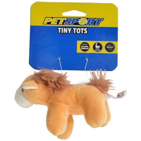 Petsport USA Tiny Tots-Barn Buddies Dog Toy, Assorted Characters