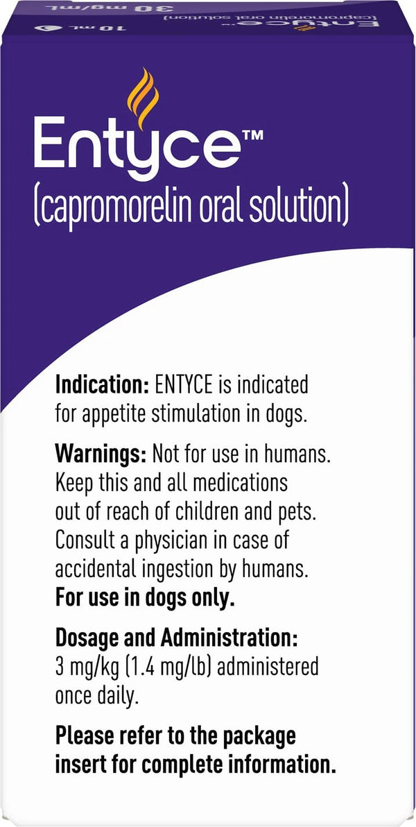 Entyce 30mg/ml appetite stimulant liquid for dogs