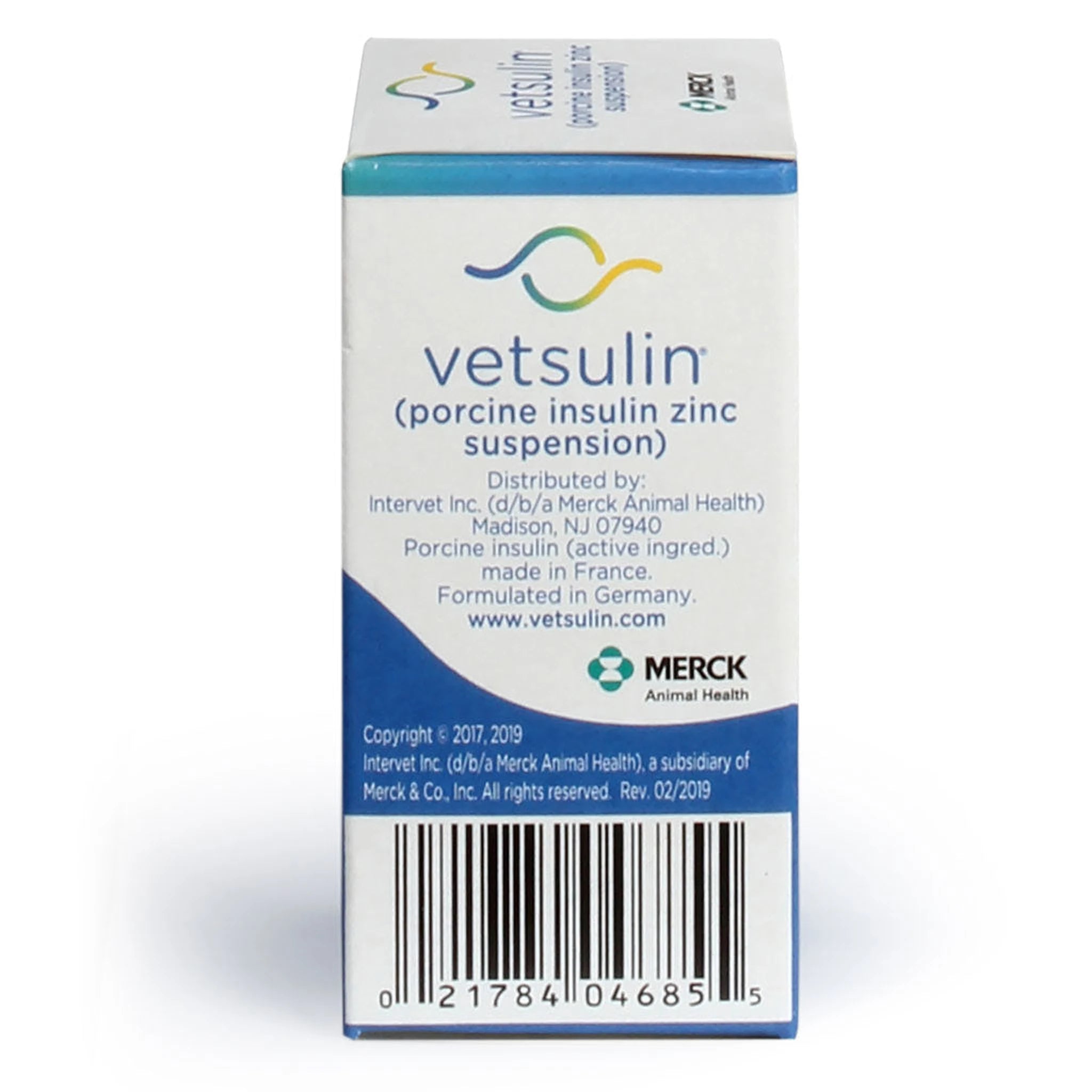 Insulin U-40 Vetsulin brand for veterinary use