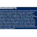 List of ingredients on the package of Equus Magnificus The German Beet Treats