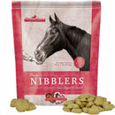 Omega Fields Nibblers horse treats with peppermint flavor featured on the package