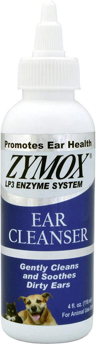Zymox veterinary strength ear cleanser for dogs and cats, 4 oz bottle