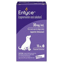 Entyce canine appetite stimulant in a 30ml bottle