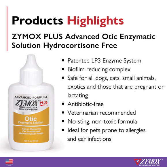 zymox advanced formula otic plus