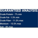 Nutritional information label on Equus Magnificus The German Beet Treats package