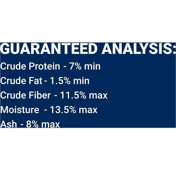 Nutritional information label on Equus Magnificus The German Beet Treats package