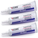 Three tubes of Zymox topical cream in 0.5ml sizes