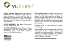KetoHex wipes packaging highlighting veterinary use