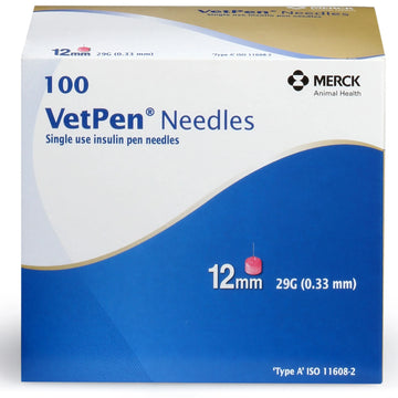 Vetsulin VetPen needles in original packaging