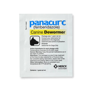 Box of Panacur C Canine Dewormer for dogs, 1 gram dosage